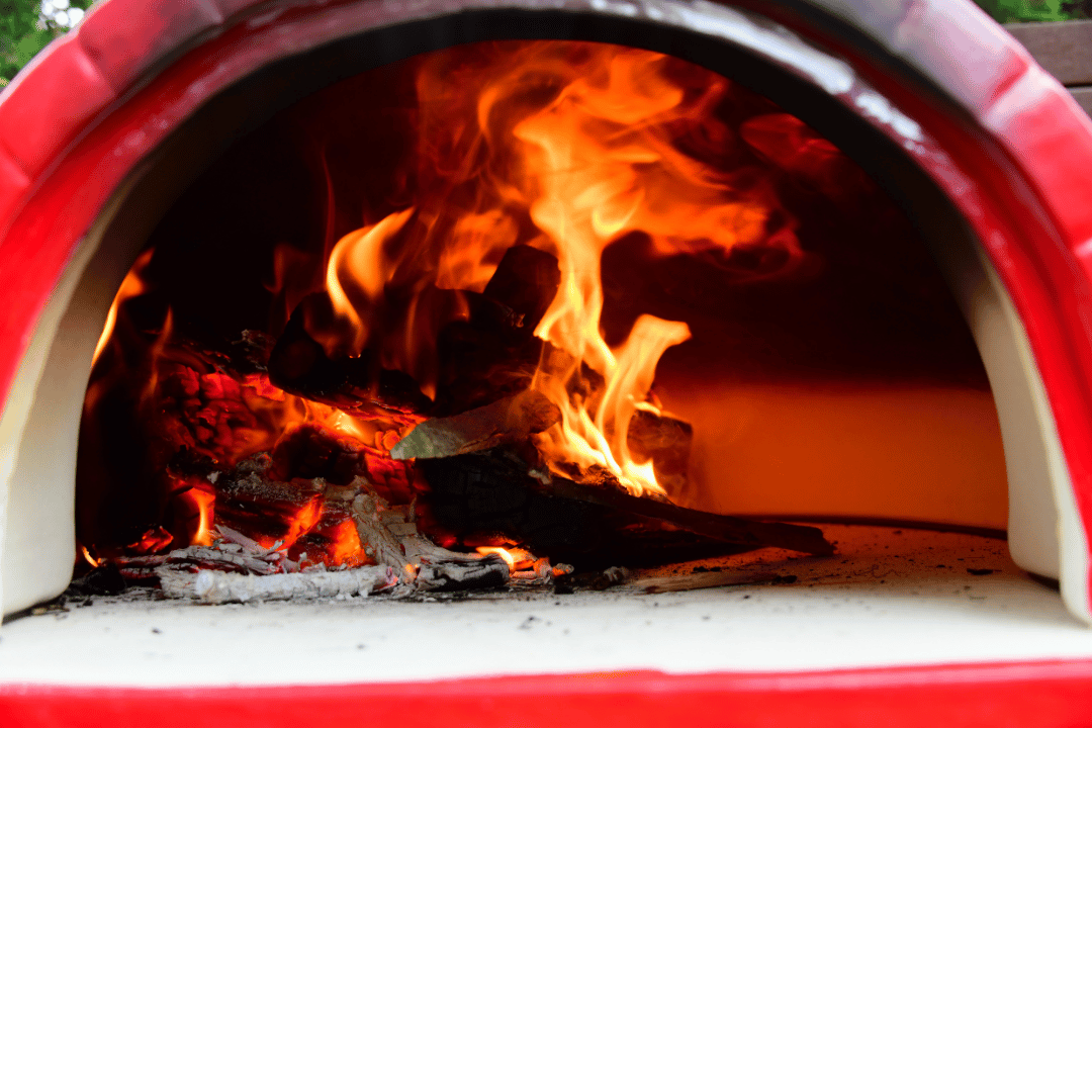 Rosso 26-Inch Ceramic Wood-Fired Pizza Oven