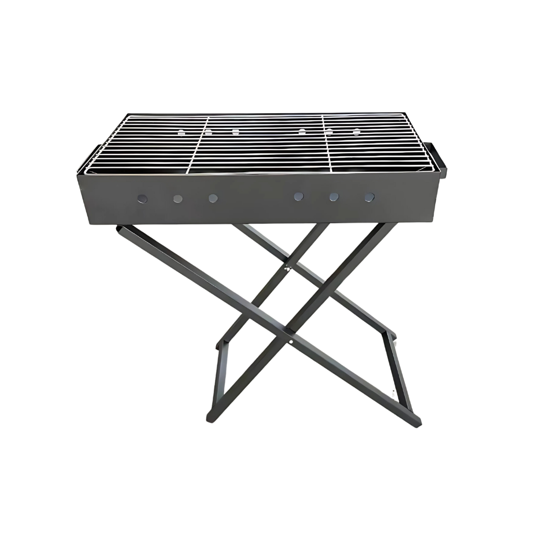 Portable Charcoal BBQ Grill with Lid – Compact Design for Aussie Adventures