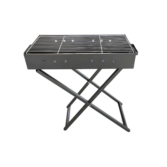 Portable Charcoal BBQ Grill with Lid – Compact Design for Aussie Adventures