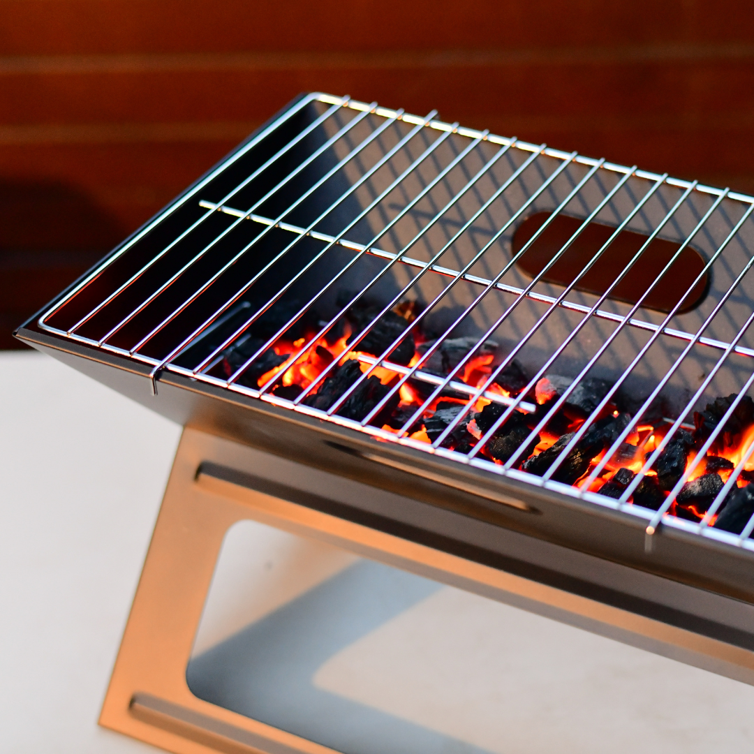 GoGrill Back Packer foldable charcoal BBQ