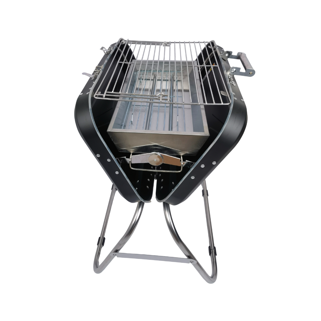 Agent Suitcase portable charcoal BBQ