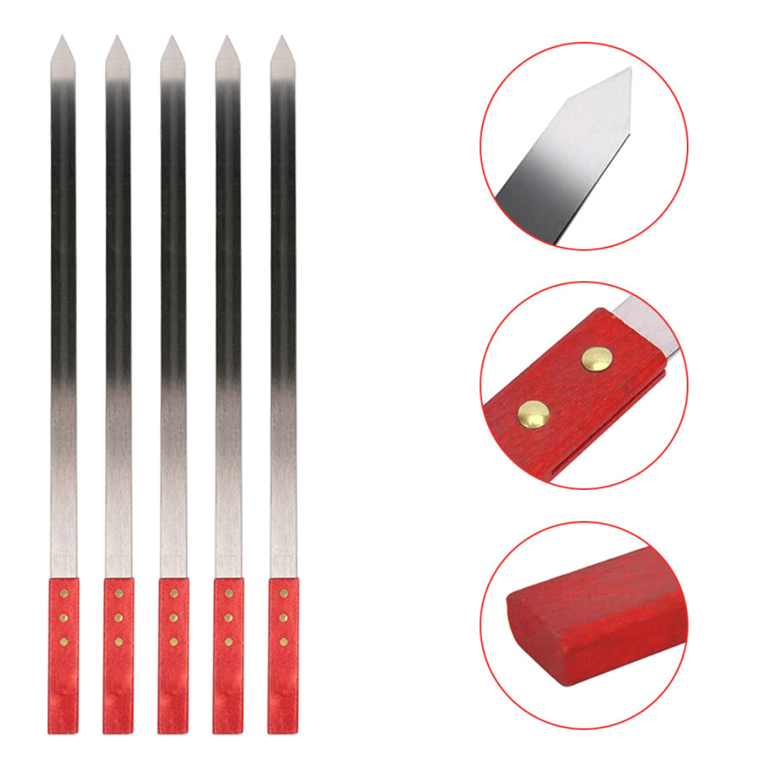 The Easy Adventure BBQ Kit: Grill, Skewers & Gloves