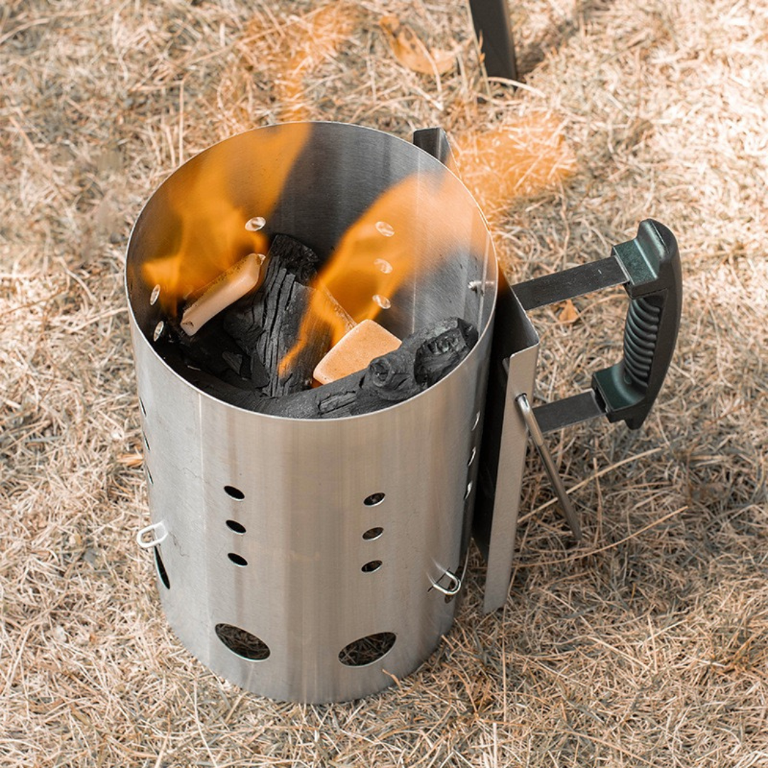 Steel BBQ Chimney Starter