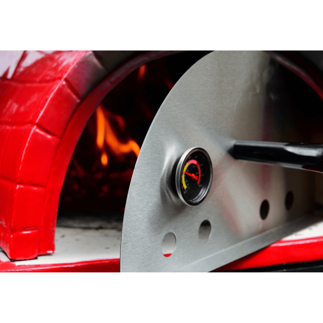Rosso 26-Inch Ceramic Wood-Fired Pizza Oven