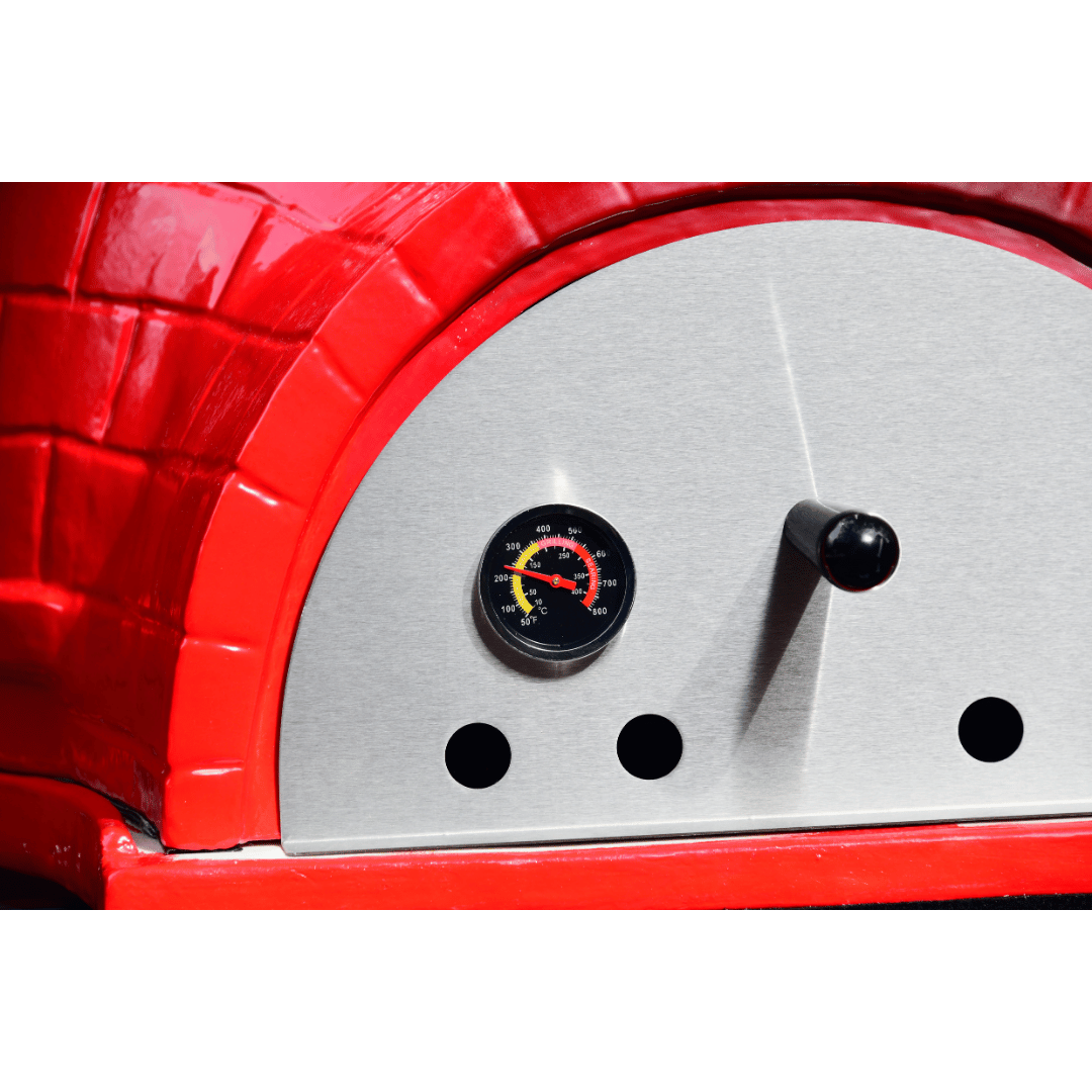 Rosso 26-Inch Ceramic Wood-Fired Pizza Oven