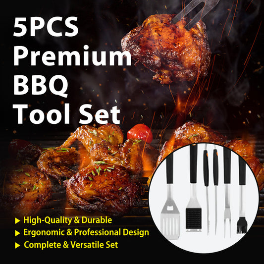 The Ultimate 5-Piece BBQ Tool Set