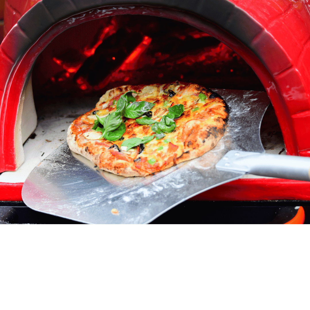 Rosso 26-Inch Ceramic Wood-Fired Pizza Oven