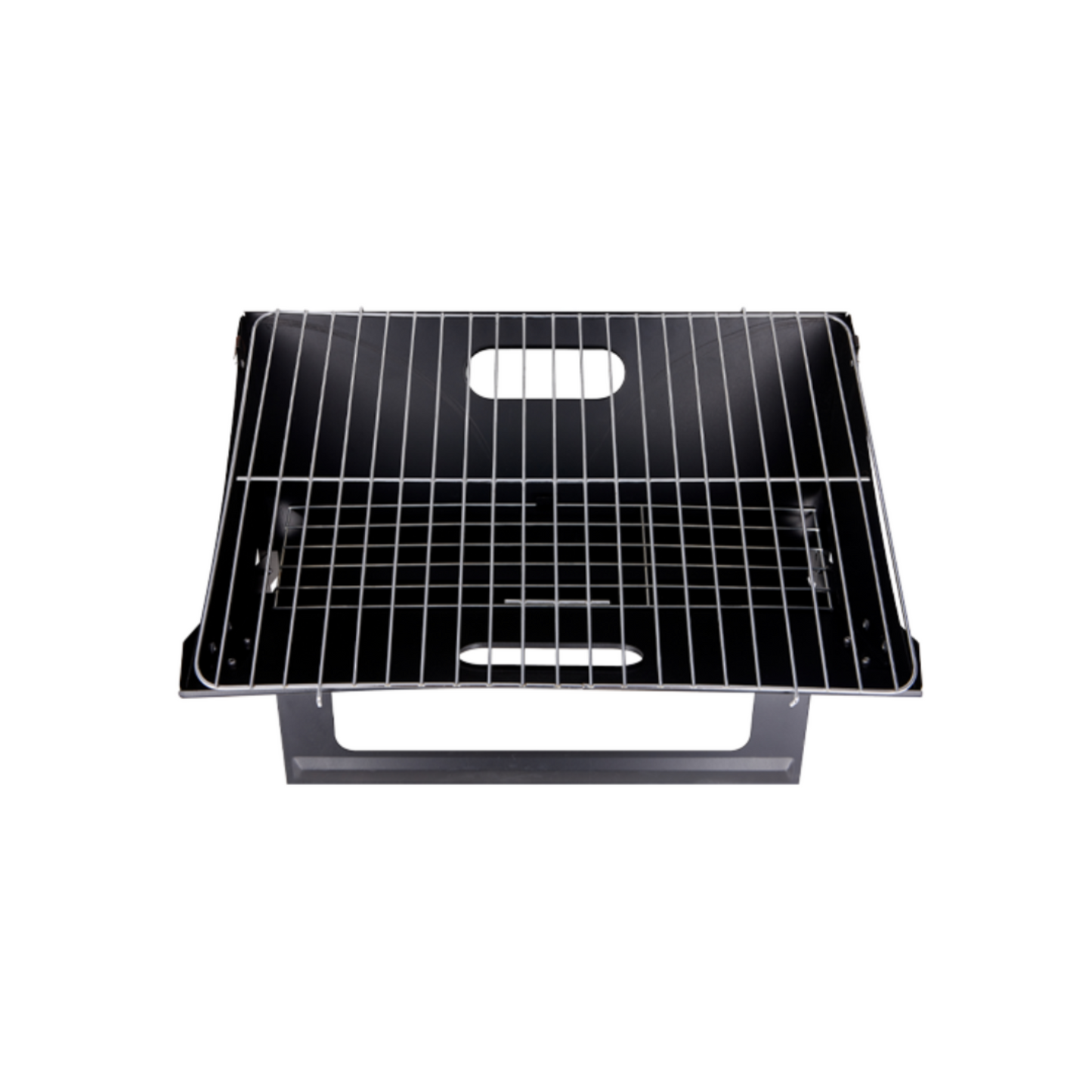 Dual Use Hybrid Fire pit and BBQ grill for backpackers or balcony use