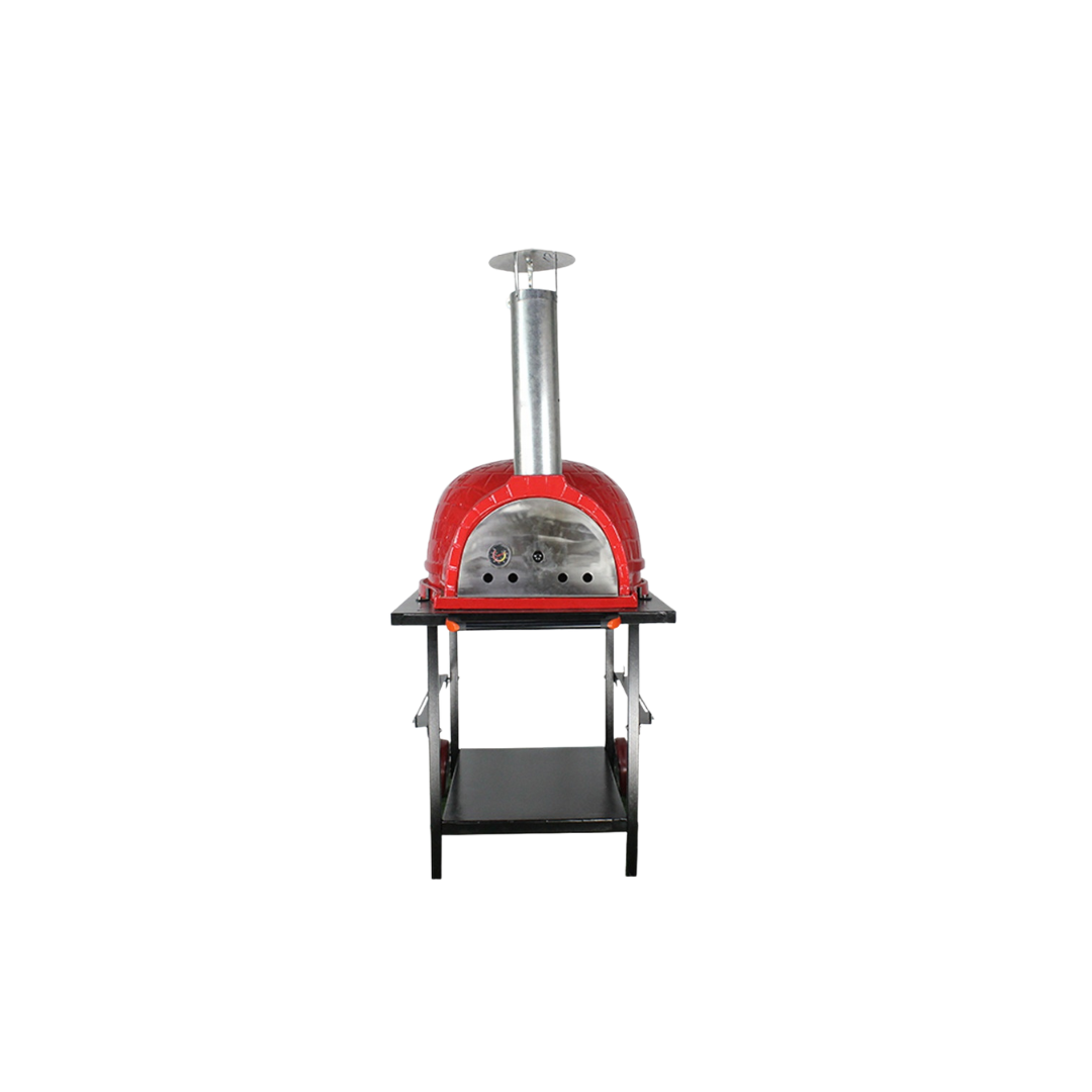 Rosso 26-Inch Ceramic Wood-Fired Pizza Oven