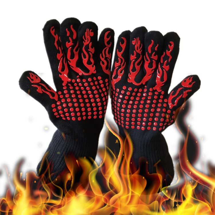 4-in-1 Aussie BBQ Kit: Blower Grill + Heatproof Gloves + Chimney + Skewers