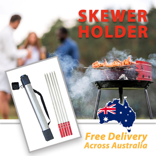 Portable Metal Skewer Holder