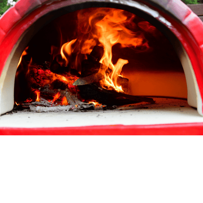 Rosso 26-Inch Ceramic Wood-Fired Pizza Oven