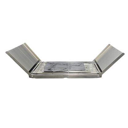 Quick-Fold Portable Charcoal BBQ Grill – Stainless Steel Compact Outdoor