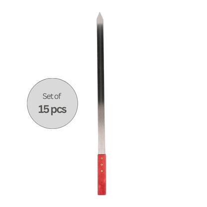 Professional 60cm Kebab Skewers – wooden handle
