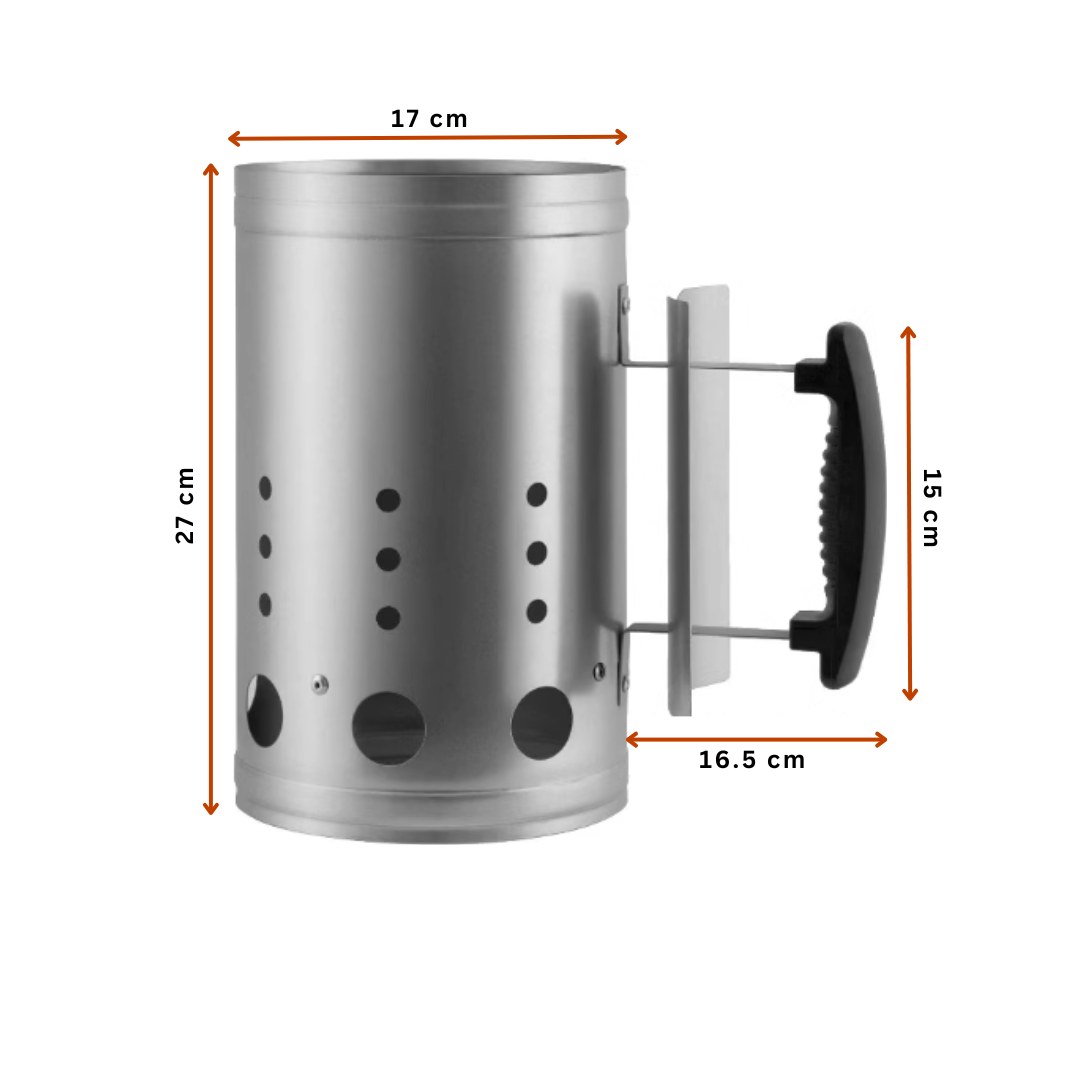 4 in 1 Bundle (BBQ+ eFan +Skewer + Chimney)