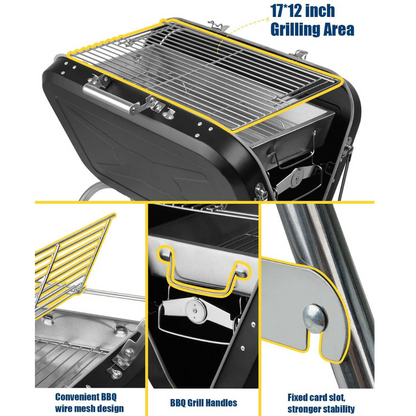 Agent  Suitcase portable charcoal BBQ