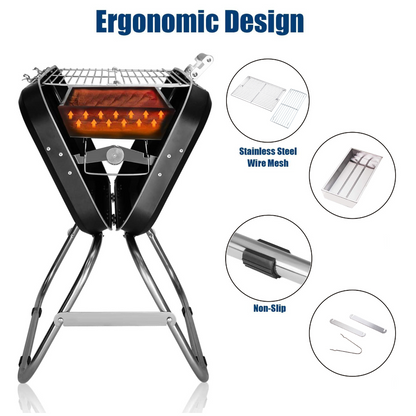 Agent  Suitcase portable charcoal BBQ
