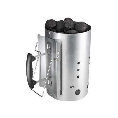 The Easy Adventure BBQ Kit: Grill, Skewers & Gloves