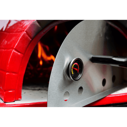 Rosso 26-Inch Ceramic Wood-Fired Pizza Oven