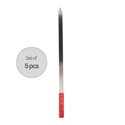 Professional 60cm Kebab Skewers – wooden handle
