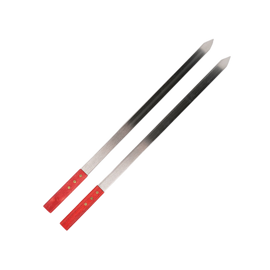 60x2cm Kebab Skewers - Wooden Handles