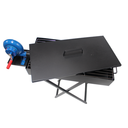 Folding Portable Charcoal BBQ Grill + Blower, 60cm(M) /80cm(L) / 90cm(XL)
