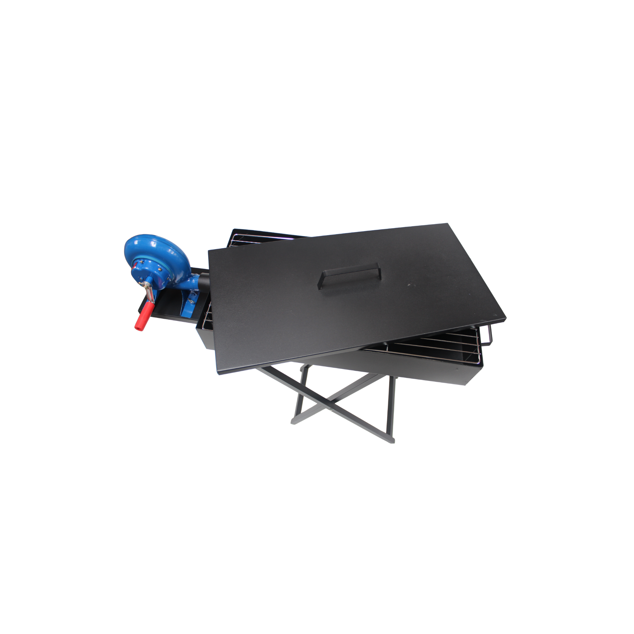 Folding Portable Charcoal BBQ Grill + Blower, 60cm(M) /80cm(L) / 90cm(XL)