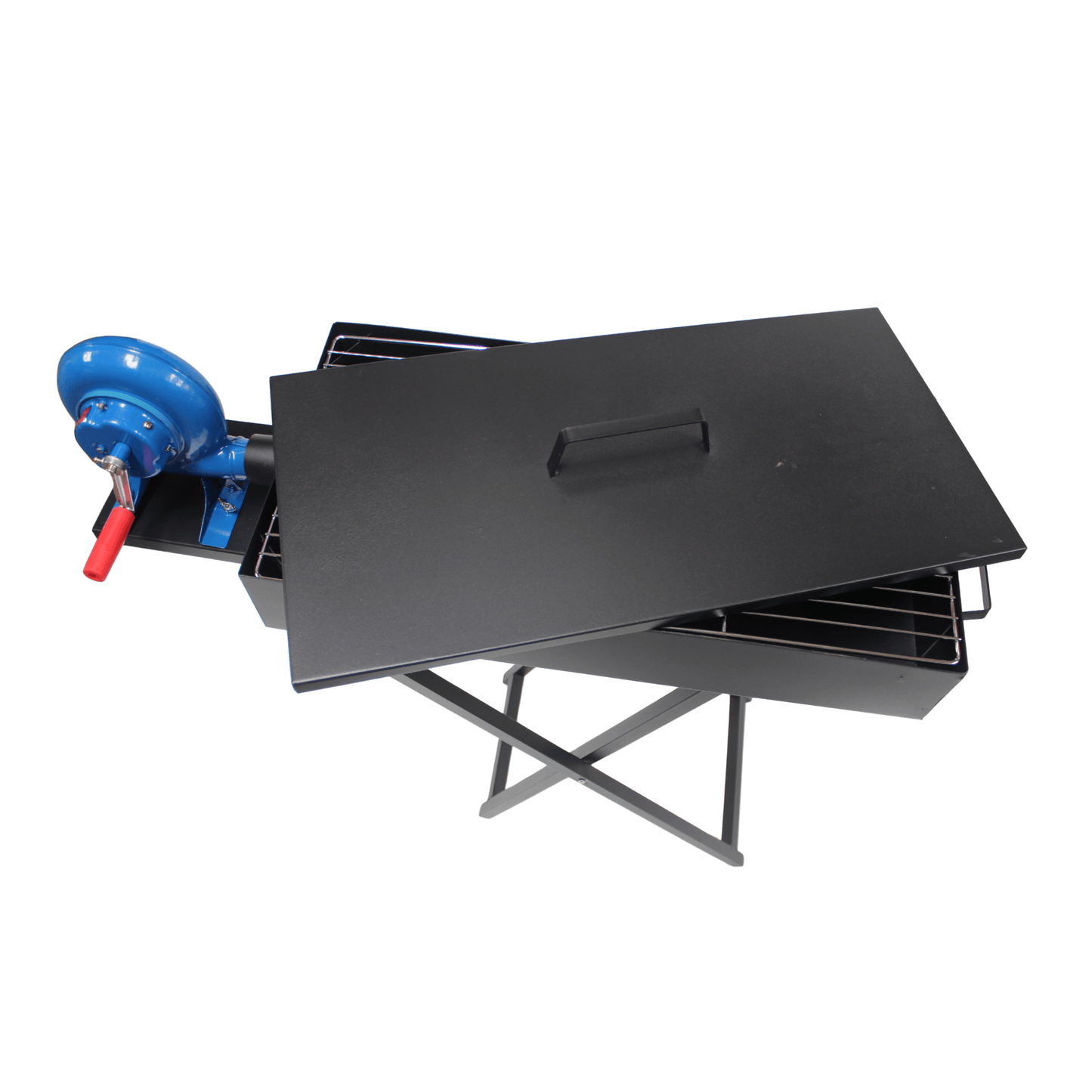 The Easy Adventure BBQ Kit: Grill, Skewers & Gloves