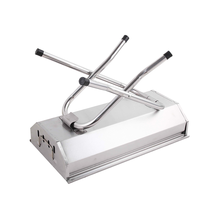 Stainless Steel Portable Tabletop Foldable Charcoal BBQ Grill for Camping & Picnic
