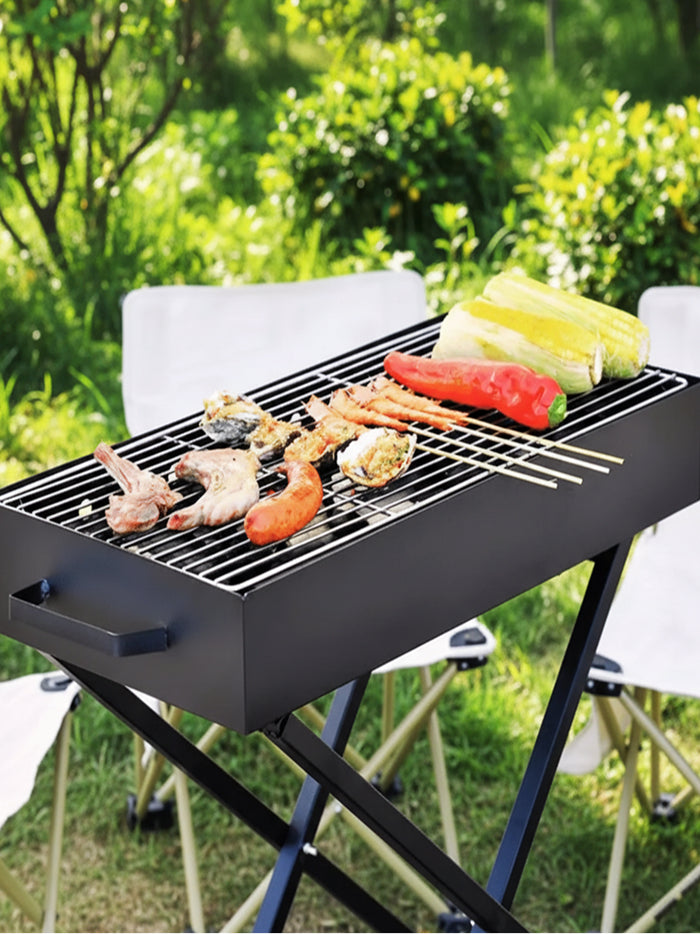 Folding Portable Charcoal BBQ Grill , 40cm(S)/ 60cm(M) /80cm(L) / 90cm(XL)