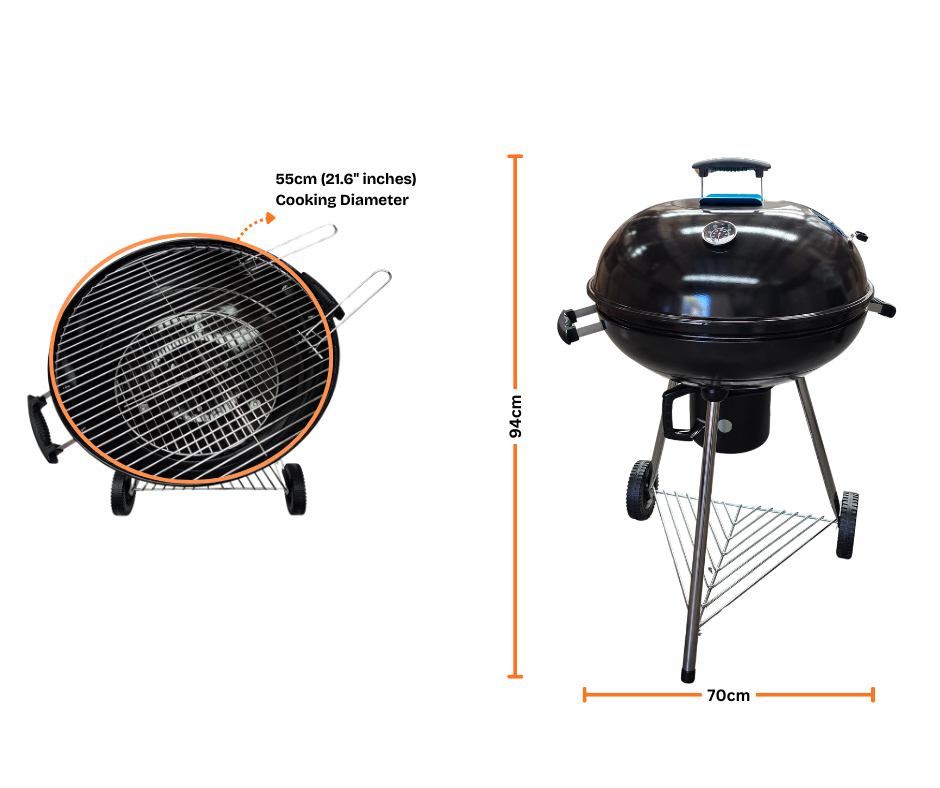 CharDome Premium Kettle BBQ  57cm (22")