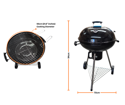 CharDome Premium Kettle BBQ  57cm (22")