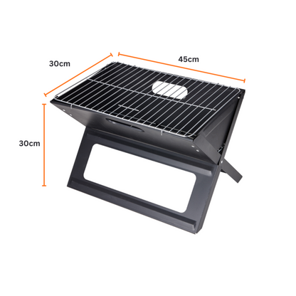Dual Use Hybrid Fire pit and BBQ grill for backpackers or balcony use