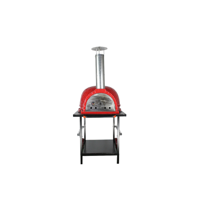 Rosso 26-Inch Ceramic Wood-Fired Pizza Oven