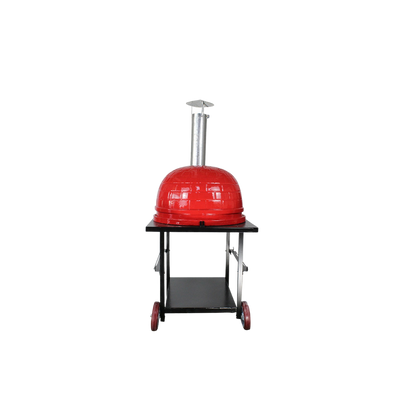 Rosso 26-Inch Ceramic Wood-Fired Pizza Oven