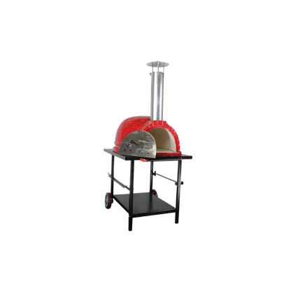 Rosso 26-Inch Ceramic Wood-Fired Pizza Oven