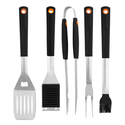 The Complete 5-in-1 BBQ Combo Kit: Grill, Gloves, Chimney, Tools & Skewers